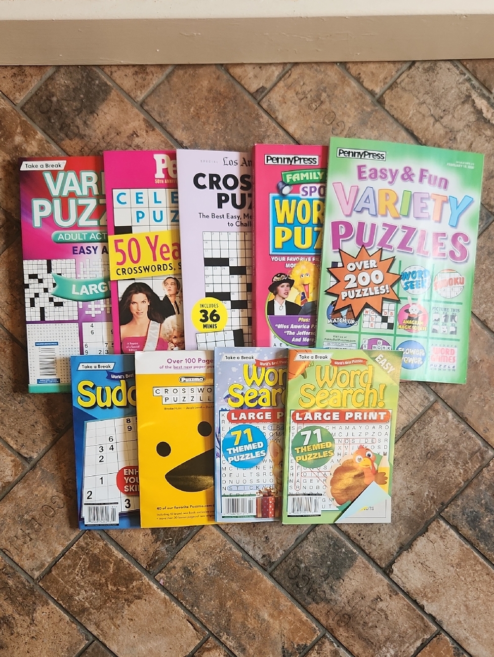 Lot Of 10 NEW Puzzle Magazines